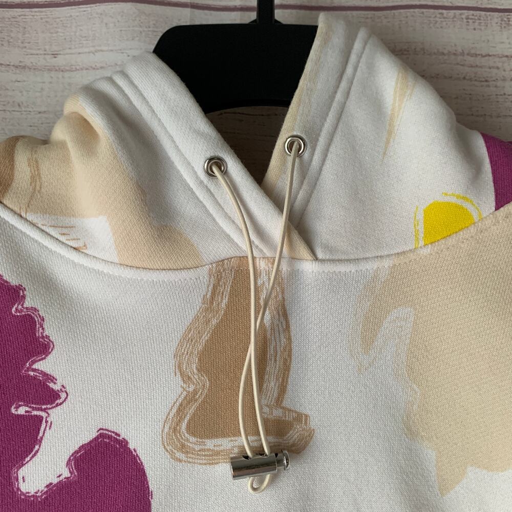 Adidas Originals x Thebe Magugu Cropped Hoodie Sweatshirt - Picture 16 of 16